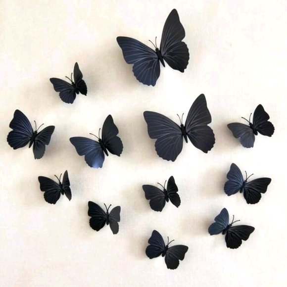 Other - Black Magnet Butterflies